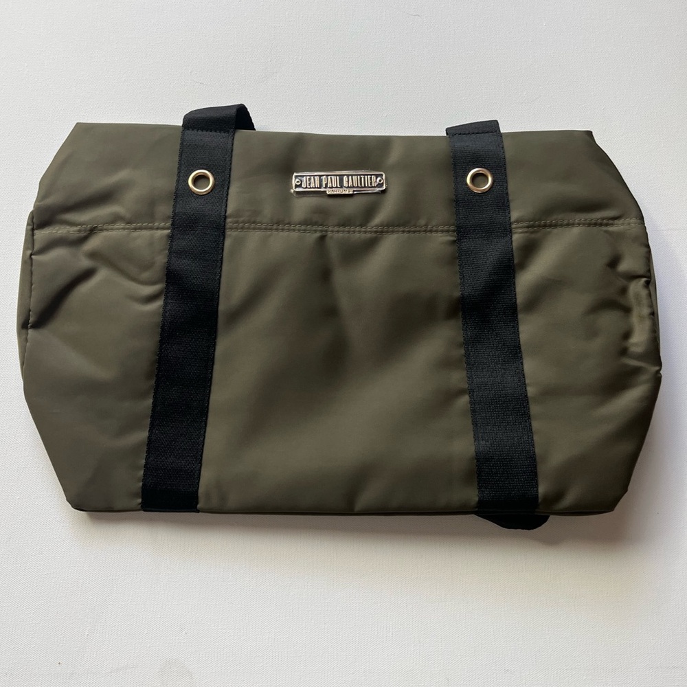 Jean Paul Gaultier Parfums Green Army Duffel Travel Bag